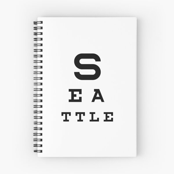 Item preview, Seattle - Eye Test Chart designed and sold by fromthereco.
