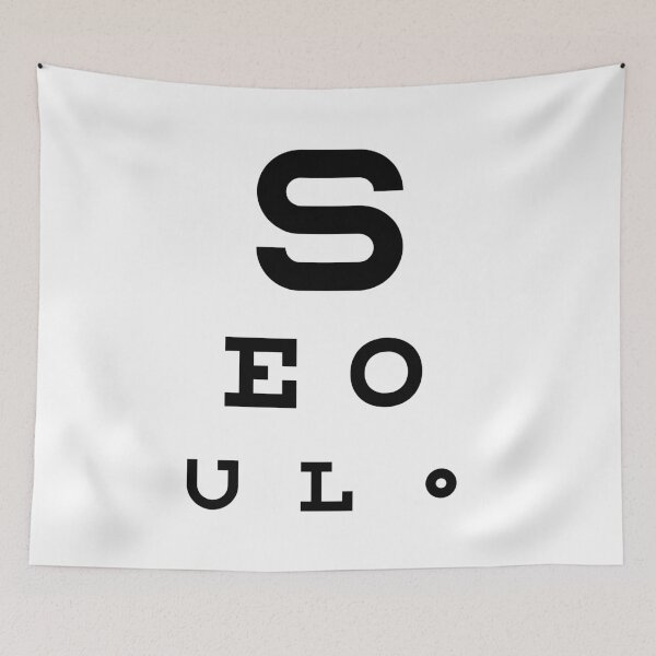 Item preview, Seoul - Eye Test Chart designed and sold by fromthereco.