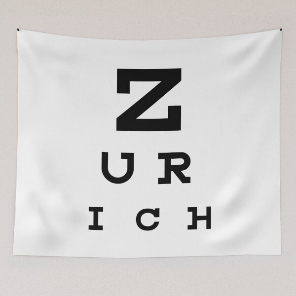 Item preview, Zurich - Eye Test Chart designed and sold by fromthereco.