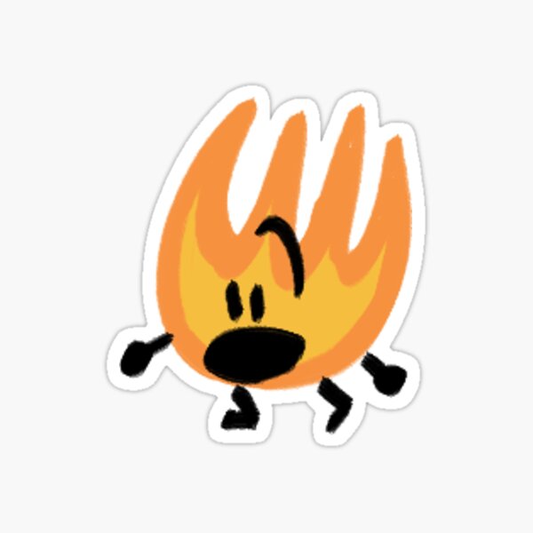 Firey Sticker Sticker