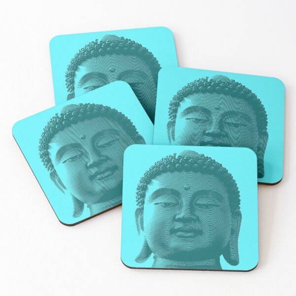 Item preview, Meditating Buddha, Cyan designed and sold by PromoteProgress.