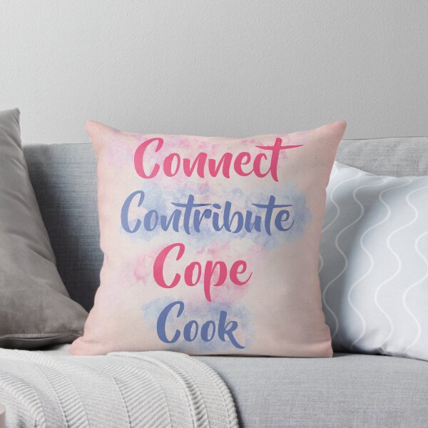 Item preview, Connect, Contribute, Cope, Cook designed and sold by BethsdaleArt.