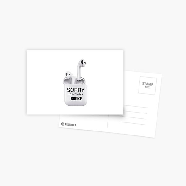Airpods Postcards | Redbubble