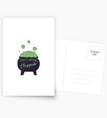 Make magic happen Postcards