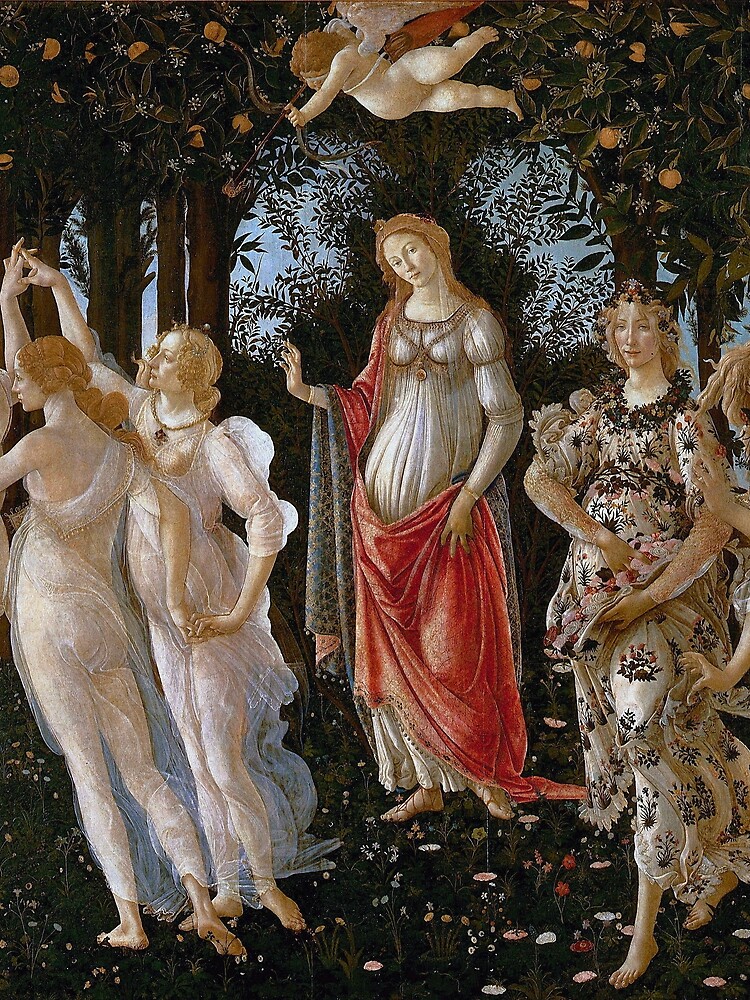 Primavera by Sandro Botticelli (c 1470-80)