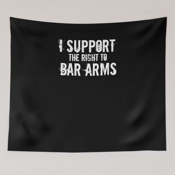Item preview, Funny I Support The Right To Bar Arms Gun Pun BJJ T-Shirt designed and sold by LookTwice.