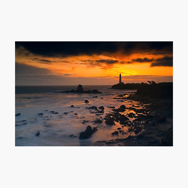 Sunset at Pigeon Point Lighthouse Photographic Print