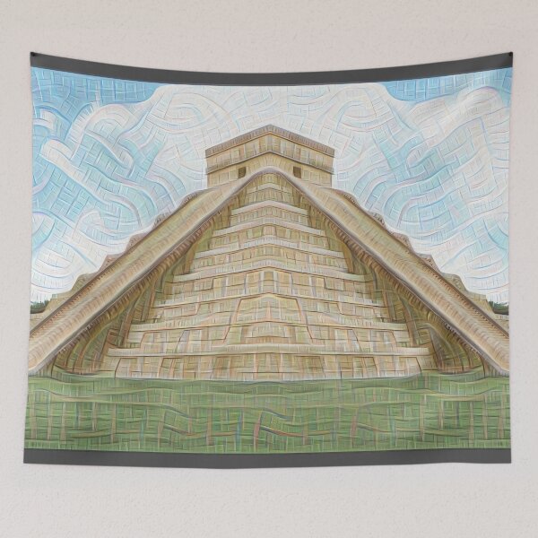 Item preview, Abstract Art #15 - Mayan Temple designed and sold by HelloAbstract.