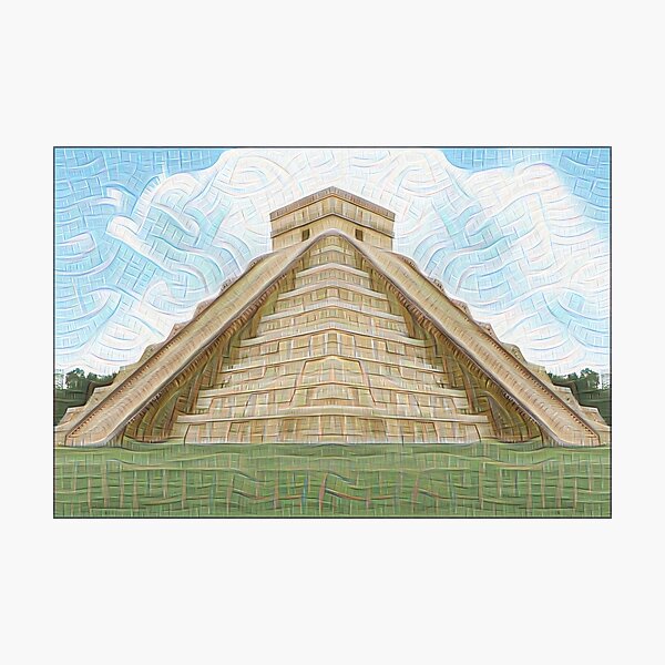 Item preview, Arte Abstracto # 15 - Templo Maya designed and sold by HelloAbstract.