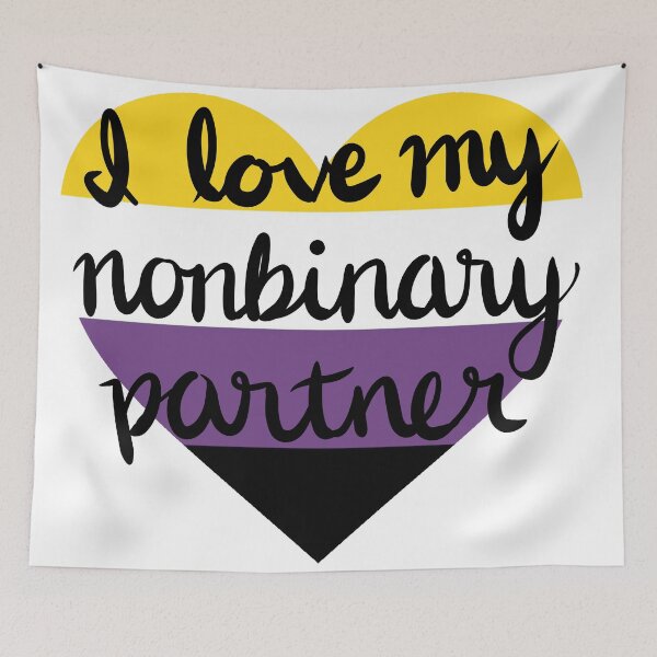 Item preview, I love my nonbinary partner designed and sold by Julia Martinez.