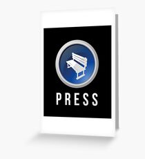 Bench Press Greeting Card