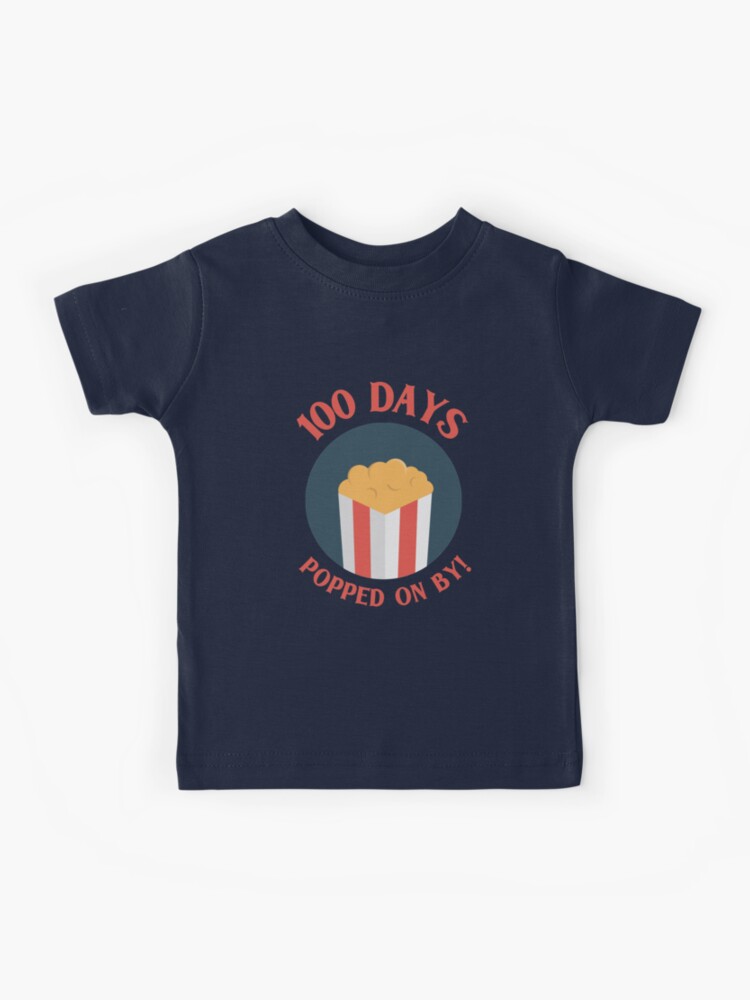 100 days of school popcorn shirt