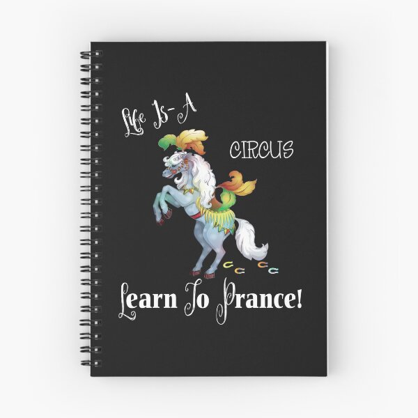 Item preview, WHITE HORSE - LIFE IS A CIRCUS LEARN TO PRANCE designed and sold by Jecolds.