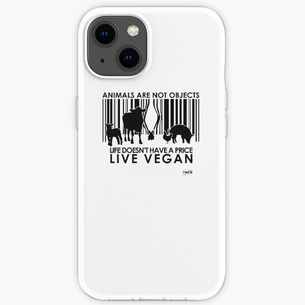 VeganChic ~ Animals Are Not Objects iPhone Soft Case