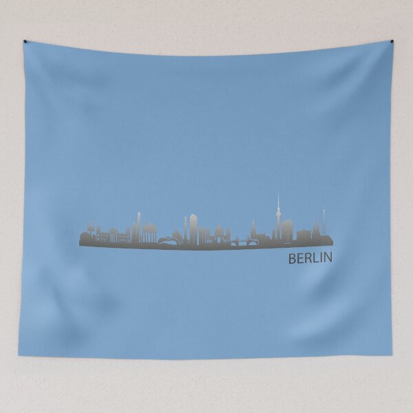 Item preview, Berlin Skyline art designed and sold by Elenia Design.
