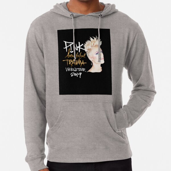 Pink Beautiful Trauma Hoodies Sweatshirts for Sale Redbubble