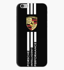 porsche logo cara automotif speed sticker iPhone Case