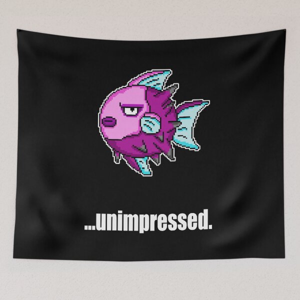 Item preview, The Unimpressed Moodfish designed and sold by drakenwrath.