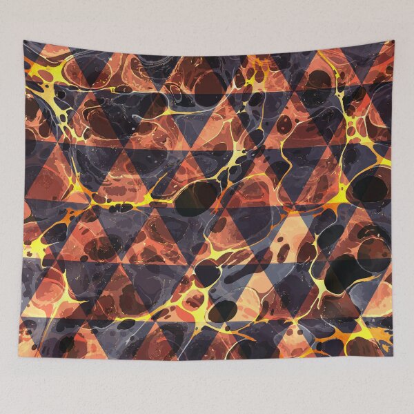 Item preview, Geometric Abstract Painting - Marbling art 09- Fluid Painting - Brown, Black, Gold Abstract designed and sold by Studio Grafiikka.