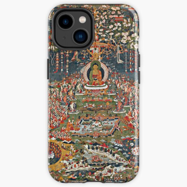 Amitabha, the Buddha of the Western Pure Land (Sukhavati) (Restored Tibetan Artwork) iPhone Tough Case