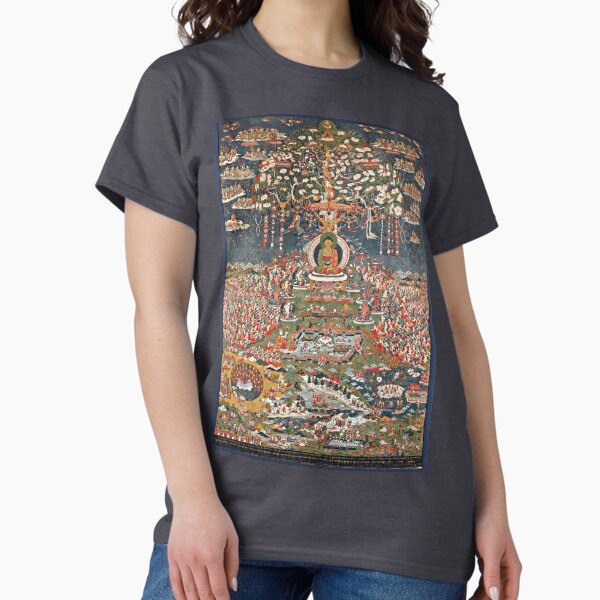 Item preview, Amitabha, the Buddha of the Western Pure Land (Sukhavati) (Restored Tibetan Artwork) designed and sold by PromoteProgress.