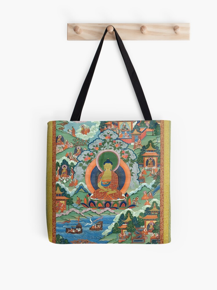 Vintage Tibetan Buddhist Ghau Traveling Bag 24
