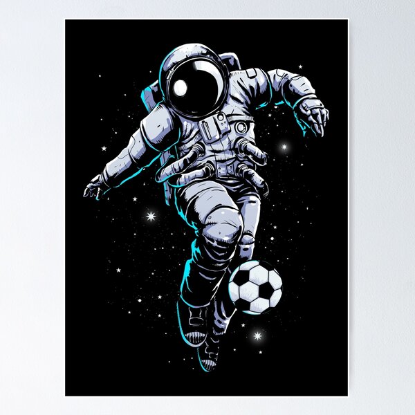 Space Soccer Poster