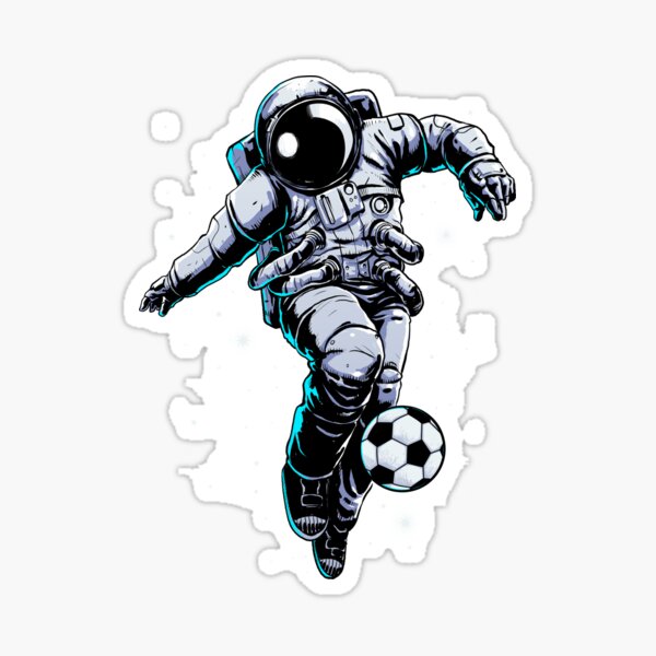 Space Soccer Sticker