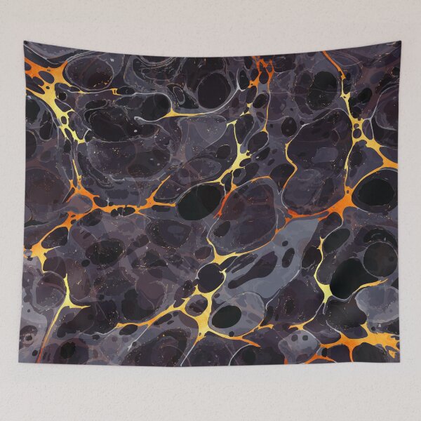 Item preview, Abstract Painting - Marbling art 05- Fluid Painting - Black, Gold Abstract - Modern Abstract designed and sold by Studio Grafiikka.