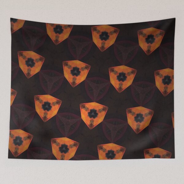 Item preview, Kaleido Photography Art: Cubic Eyes in Orange and Brown designed and sold by Kokonuzz.