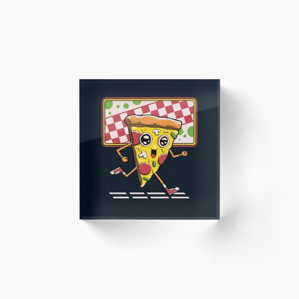 Pizza Run Acrylic Block