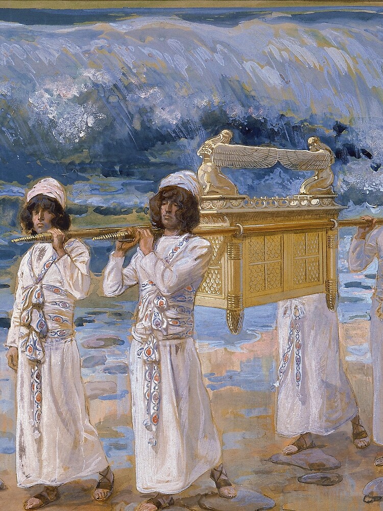 The Ark Passes Over the Jordan by James Tissot c 1896 1902 Scarf