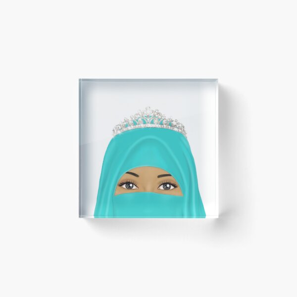 Item preview, Muslim hijab crown illustration  designed and sold by Imanitasong.