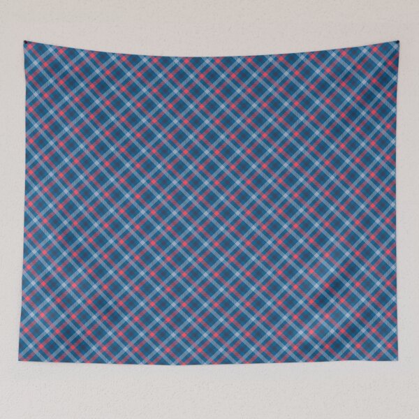Item preview, Tartan Pattern Blue Seamless #2 designed and sold by lizious.