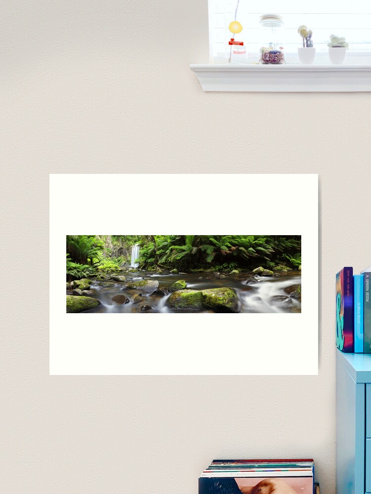 Thumbnail 2 of 3, Art Print, Hopetoun Falls, Otways, Great Ocean Road, Australia designed and sold by Chockstone.