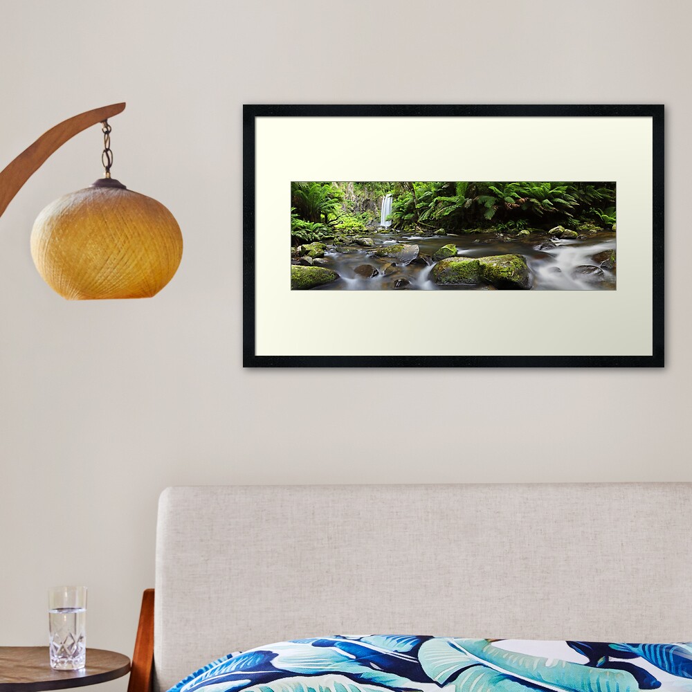 Hopetoun Falls, Otways, Great Ocean Road, Australia Framed Art Print