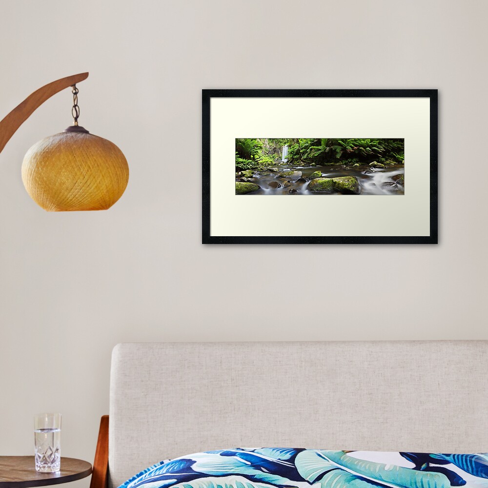 Hopetoun Falls, Otways, Great Ocean Road, Australia Framed Art Print