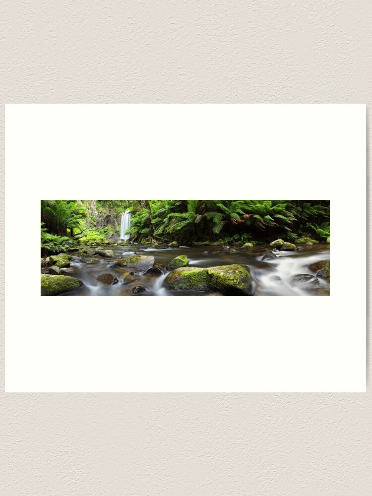Alternate view of Hopetoun Falls, Otways, Great Ocean Road, Australia Art Print