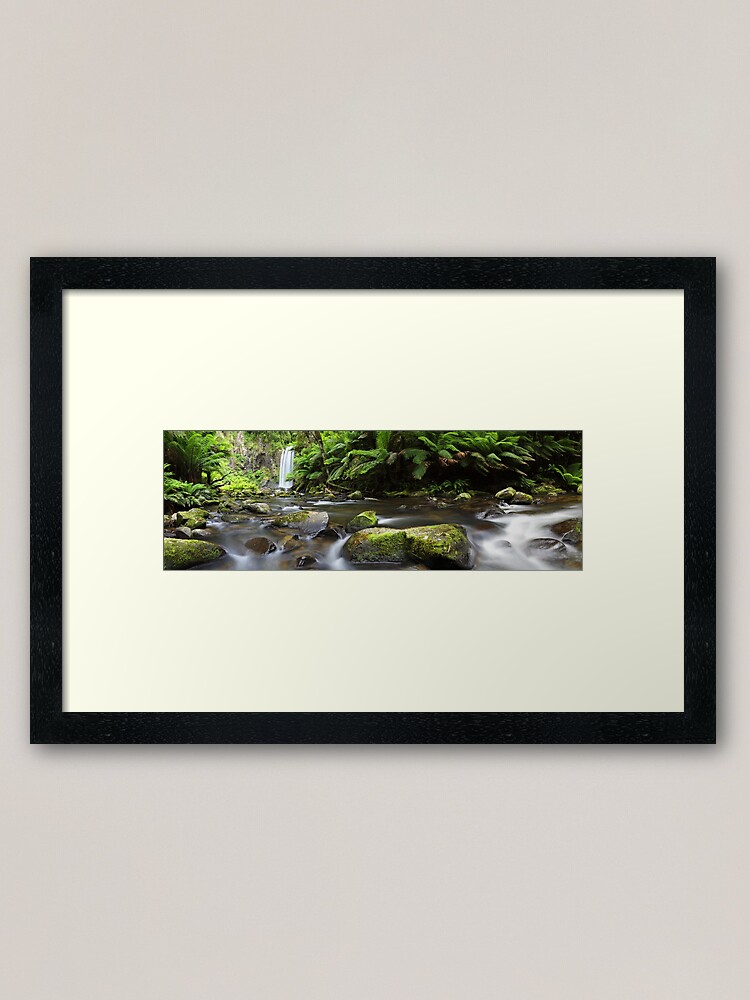 Alternate view of Hopetoun Falls, Otways, Great Ocean Road, Australia Framed Art Print