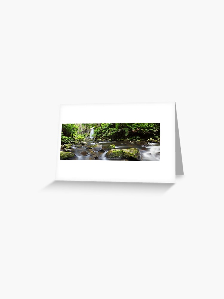 Thumbnail 1 of 2, Greeting Card, Hopetoun Falls, Otways, Great Ocean Road, Australia designed and sold by Chockstone.