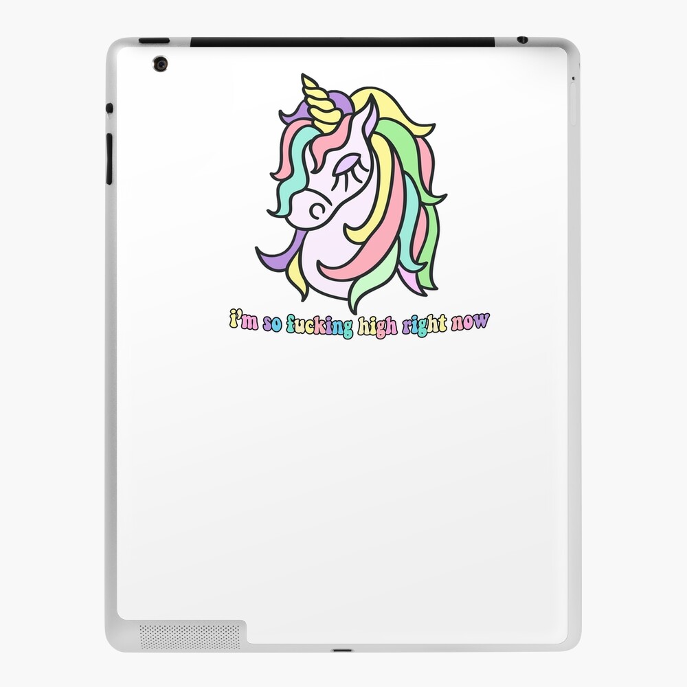 Regenbogen Pastell Asthetik Einhorn Ich Bin Jetzt So Hoch Ipad Hulle Skin Von Tsukimise Redbubble