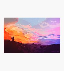 Star Down Photographic Print
