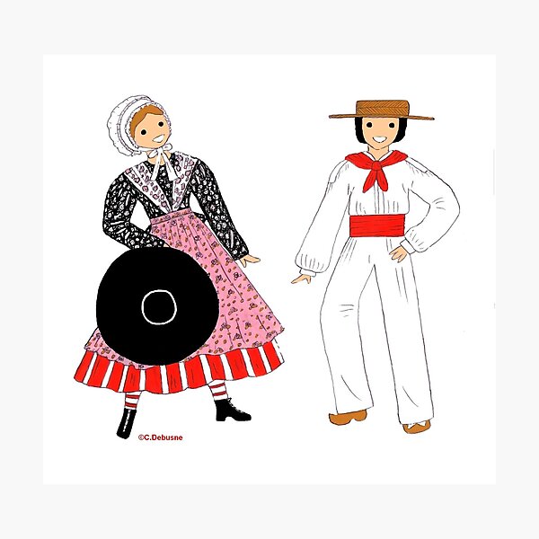 Item preview, Costumes of Provence, France designed and sold by Catherine Debusne.