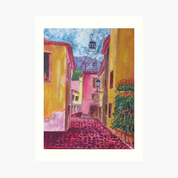 Madeira old and new Art Print