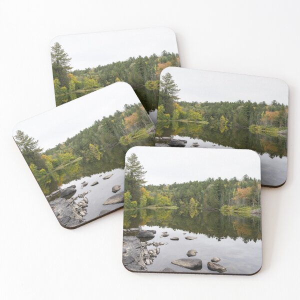 Item preview, Silky Forest Mirror - Serpent River Peacefulness designed and sold by Georgia Mizuleva.