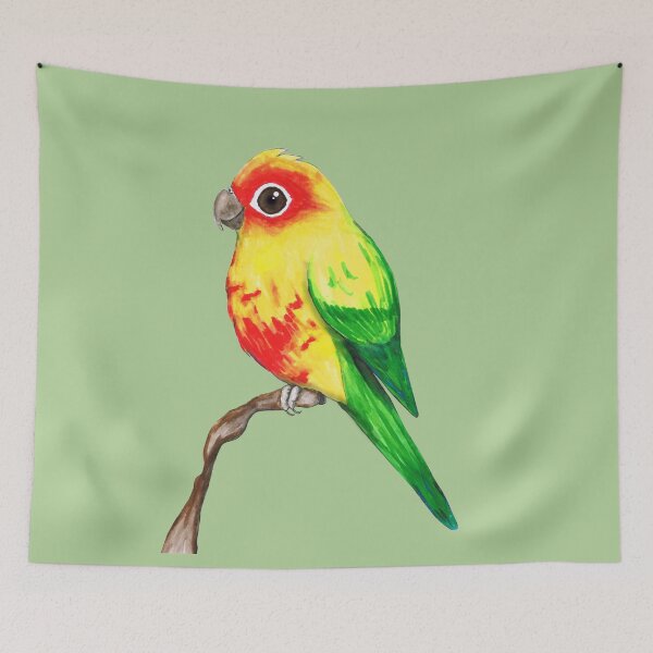 Item preview, Cute sun conure designed and sold by Bwiselizzy.