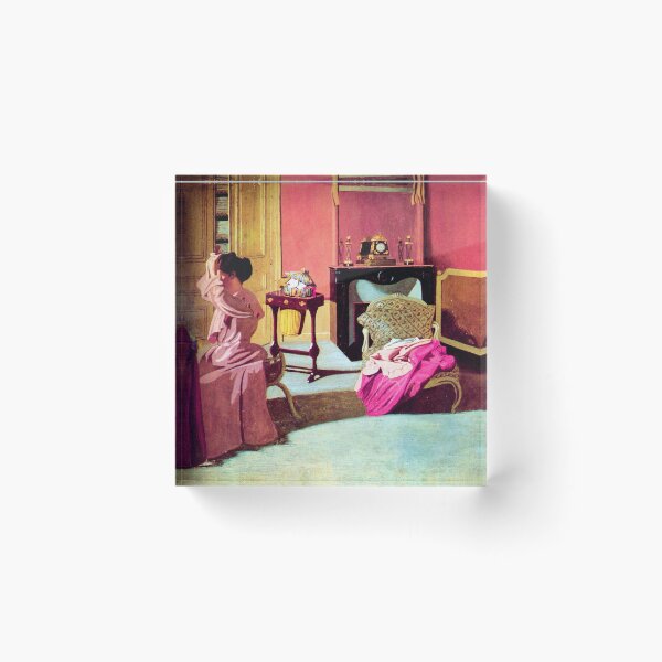 Item preview, Felix Vallotton -  Woman being capped (new color editing) designed and sold by DejaVuStudio.
