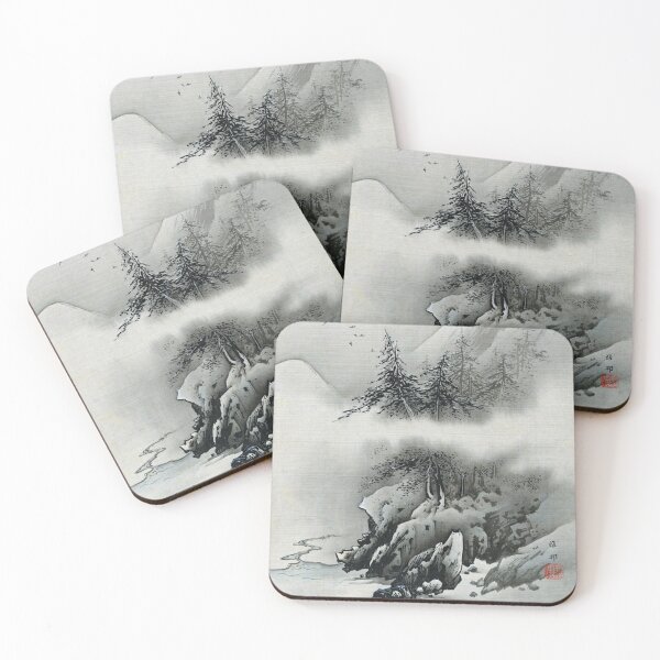 Item preview, Snow Landscape (Restored Japanese Artwork) designed and sold by PromoteProgress.