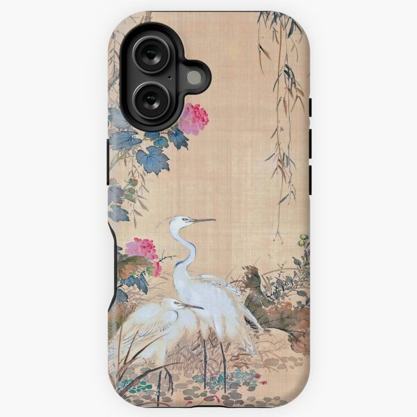 Item preview, Egrets, Peonies, and Willows (Restored Japanese Artwork) designed and sold by PromoteProgress.