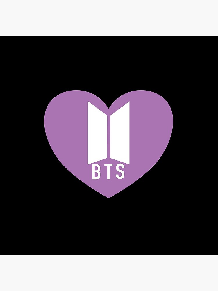 How to Draw BTS LOGO Easy | Draw BTS LOGO Heart Shape | Draw Purple Heart -  YouTube